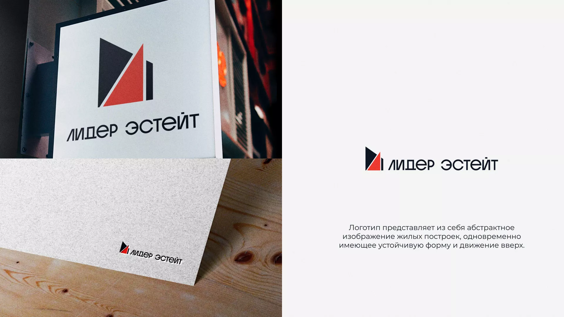 Сделали логотип для агентства недвижимости «Лидер Эстейт» в Бакале